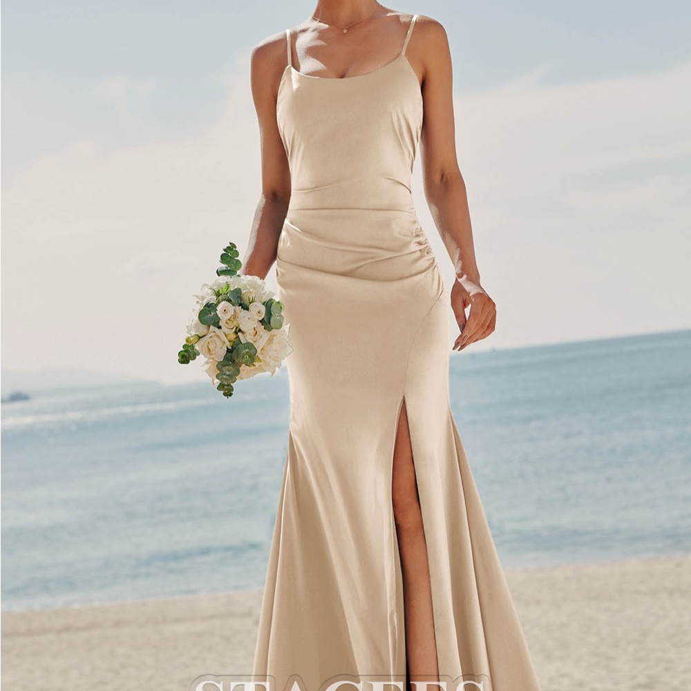 Sophisticated Cream Wedding Dress